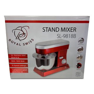 Royal Swiss - Teigmixer 6,3L Rot